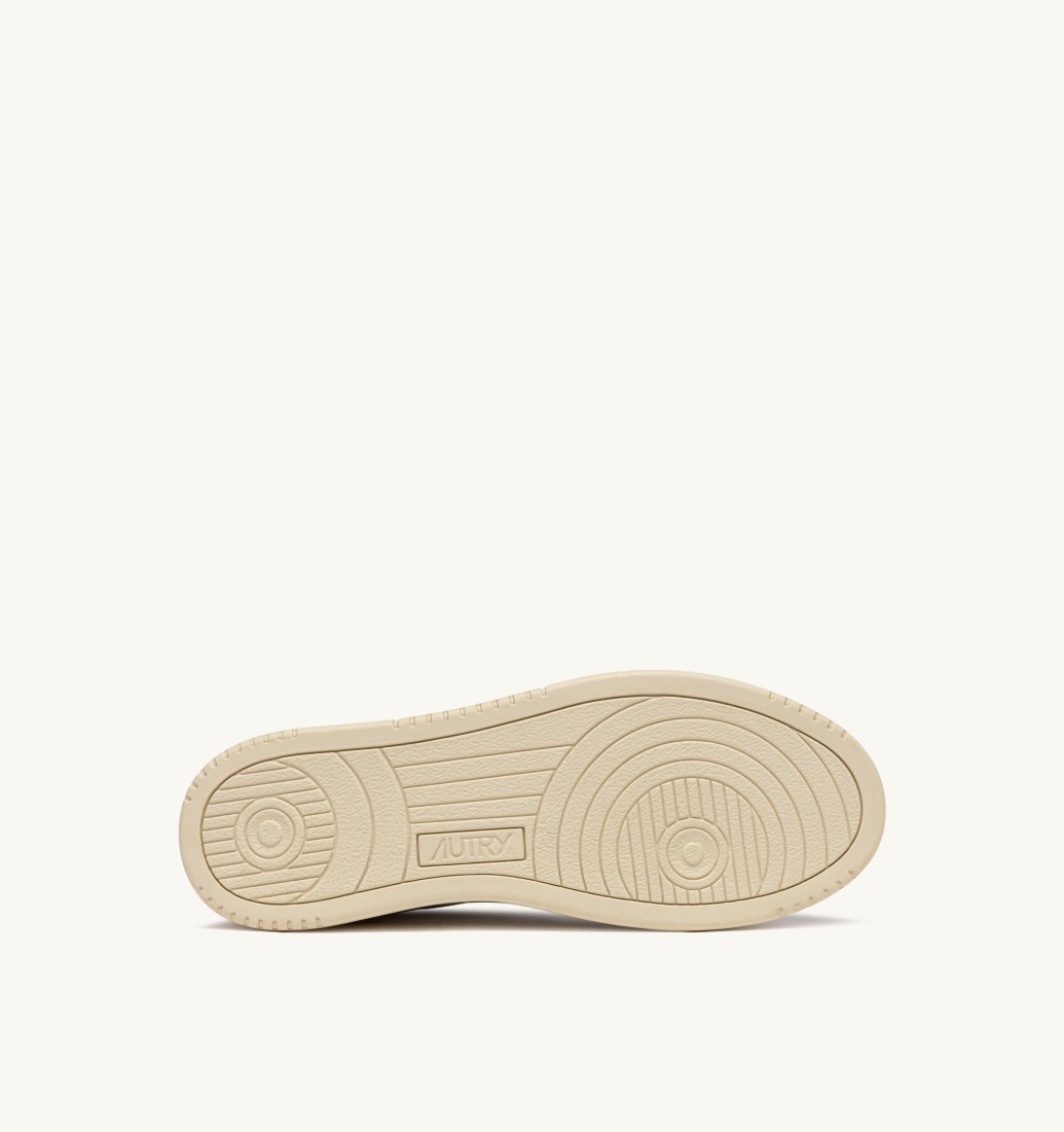Basket Medalist Low Leather / Suede  White / Morel Autry