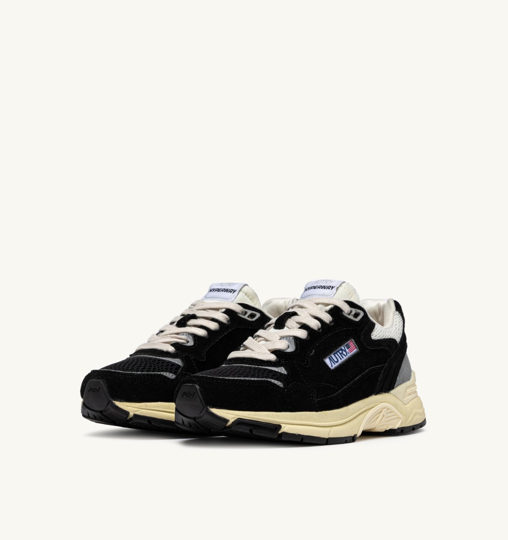 Basket Hyperway Suede / Mesh Black / Silver Autry