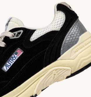 Basket Hyperway Suede / Mesh Black / Silver Autry