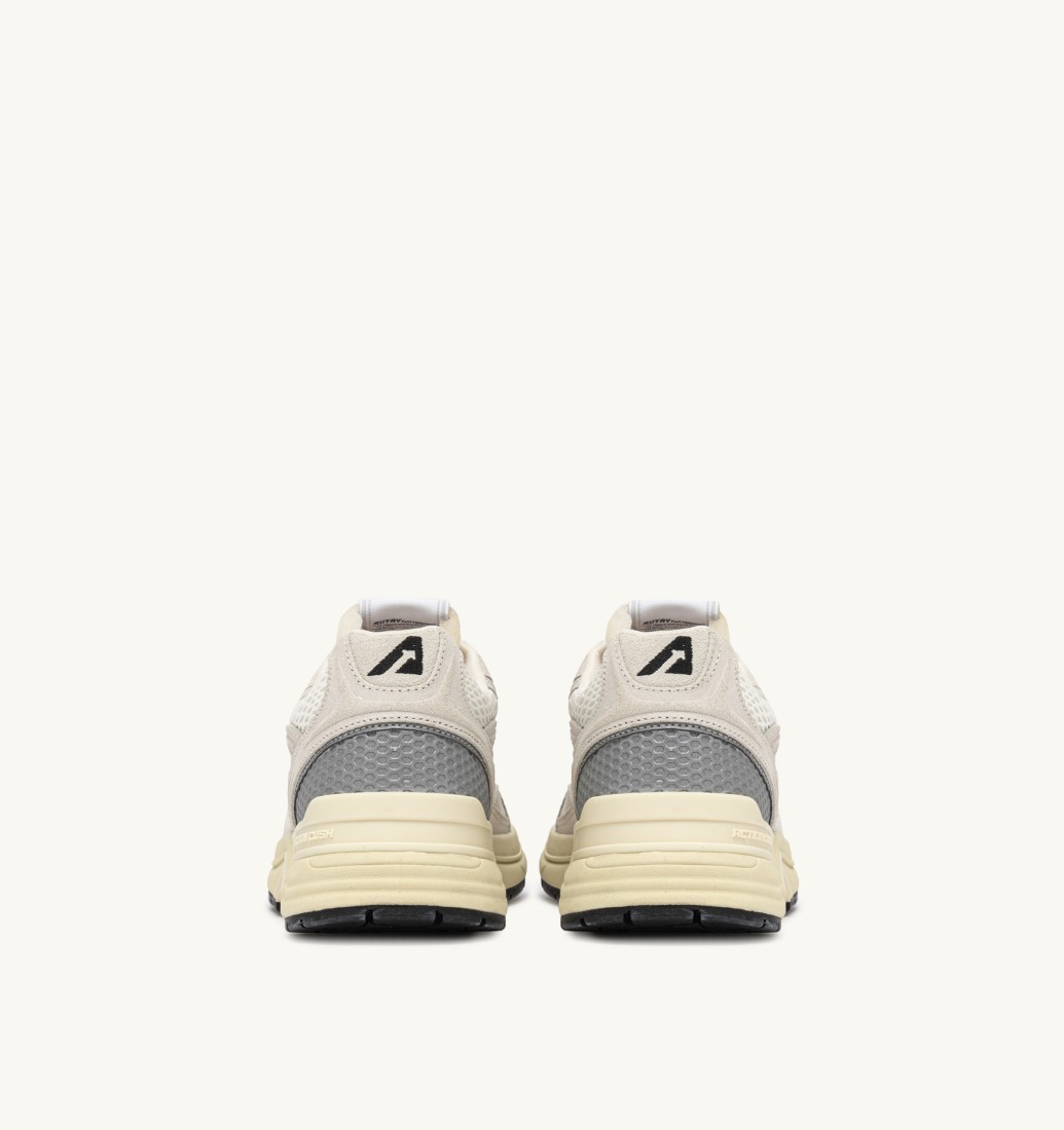 Basket Hyperway Suede / Mesh White / Silver Autry