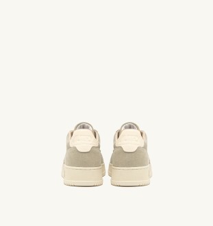 Basket Medalist Low Finish / Suede Papyrus / White Autry