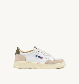 Basket Medalist Low Leather / Suede  White / Cvrt Green Autry