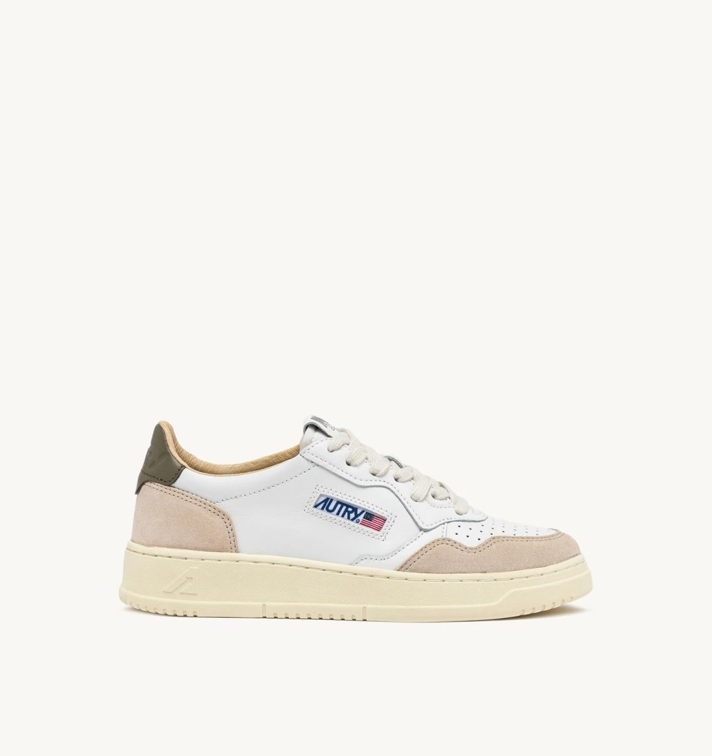 Basket Medalist Low Leather / Suede  White / Cvrt Green Autry