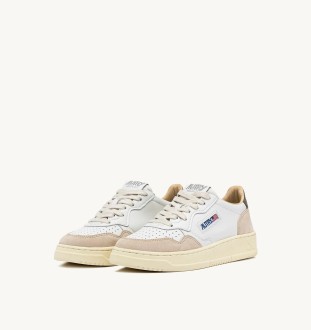 Basket Medalist Low Leather / Suede  White / Cvrt Green Autry