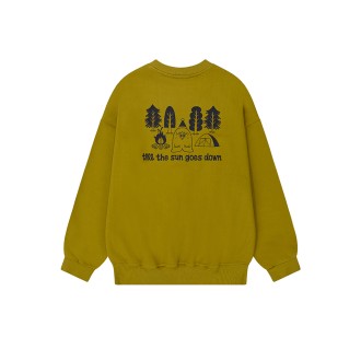 Yeti Fluff Sweatshirt Mustard UNISEX Kappy Design