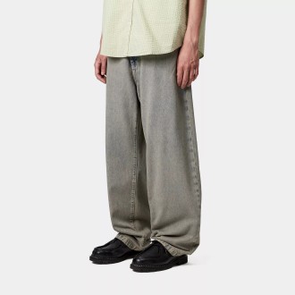 Landon Pant Blue / Leather Garment Dyed Carhartt WIP
