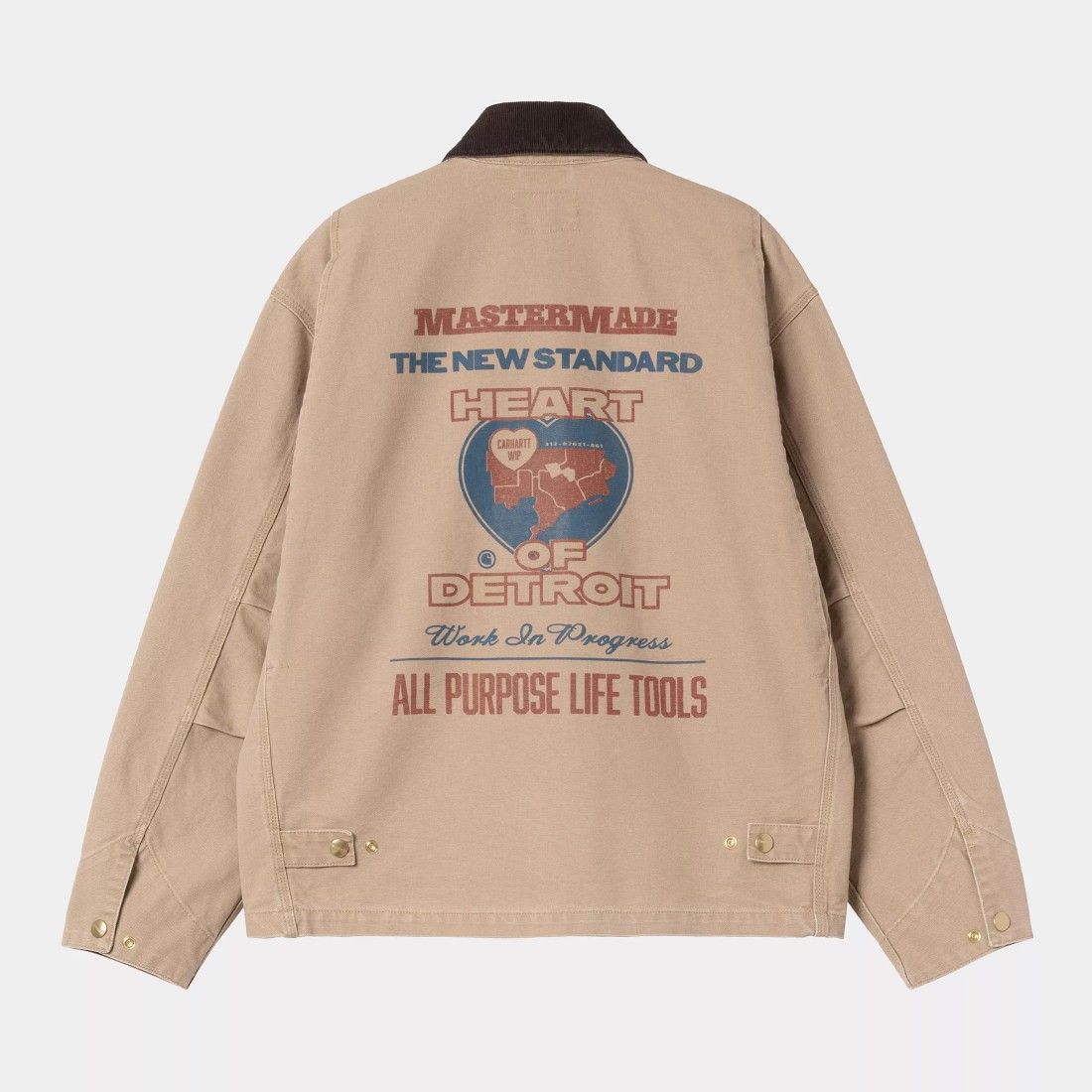 OG Arcan Graphic Jacket Dusty H Brown / Tobacco Heavy Carhartt WIP
