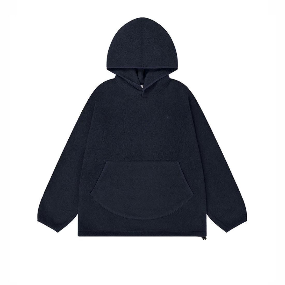 Sunrise Fleece Button Hoodie Navy UNISEX Kappy Design