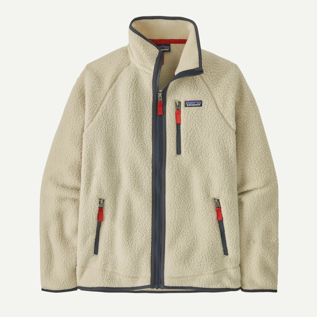 M's Retro Pile Fleece Jkt Pelican / Smolder Blue Patagonia