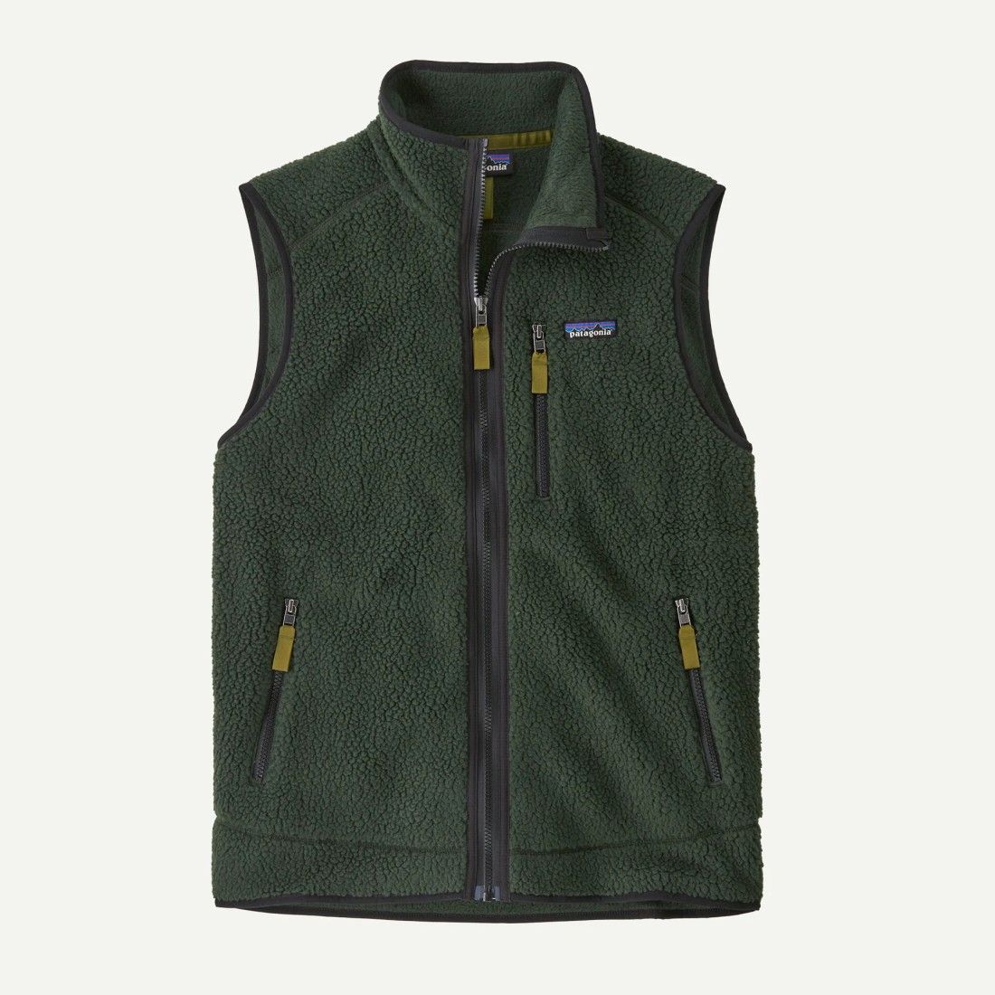 M's Retro Pile Fleece Vest Old Growth Green Patagonia