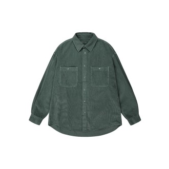 Pigment Corduroy Shirt Deep Green UNISEX Kappy Design