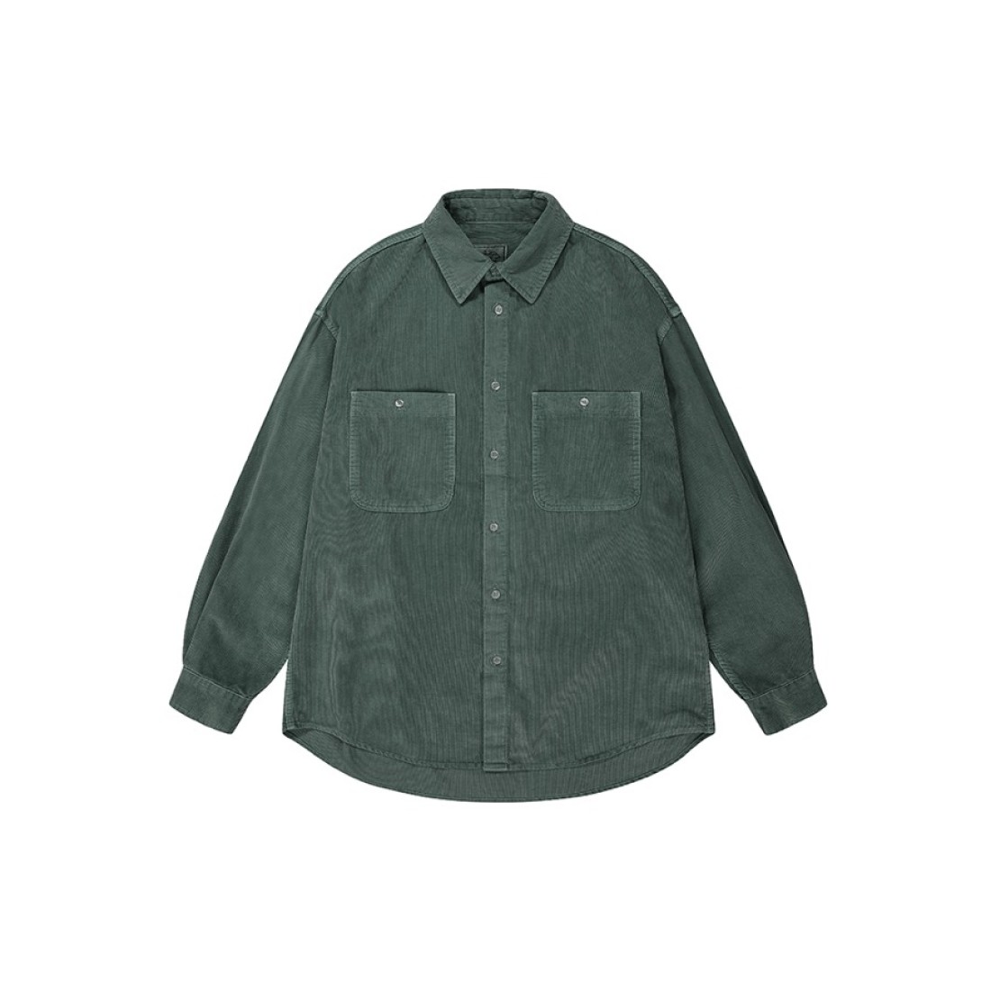 Pigment Corduroy Shirt Deep Green UNISEX Kappy Design