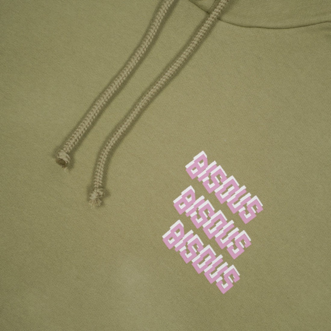 Hoodie Bisous X3 Army Green Bisous Skateboards