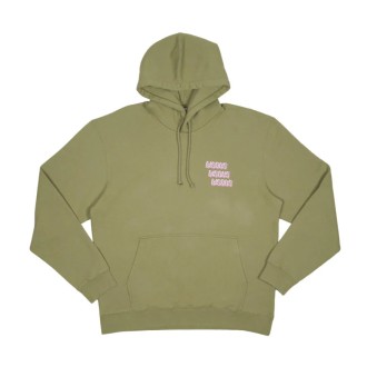 Hoodie Bisous X3 Army Green Bisous Skateboards