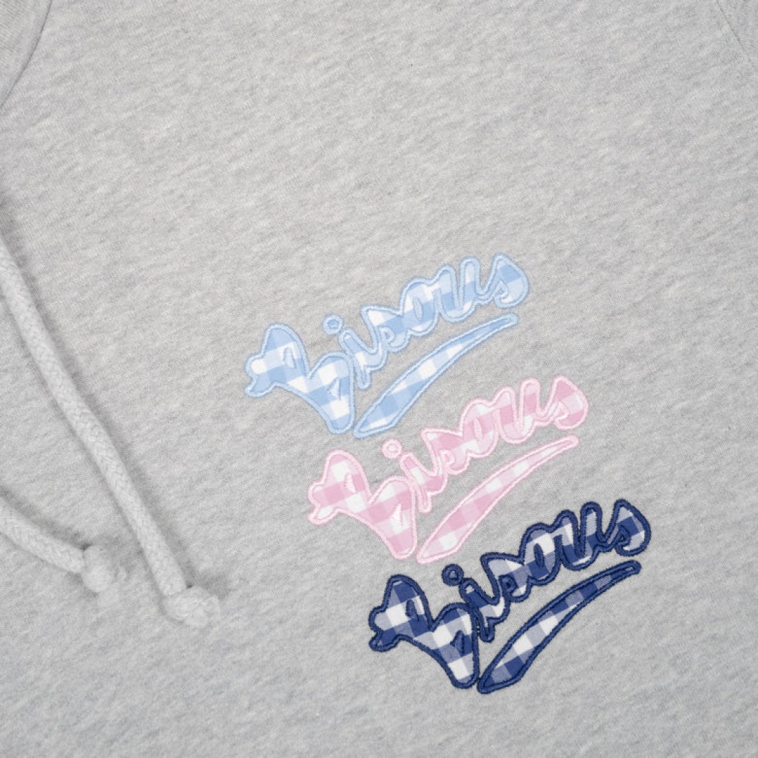 Hoodie Unisex Gianni Vichy Sport Grey Bisous Skateboards