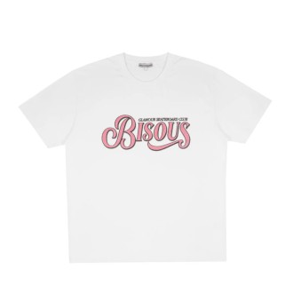 T-shirt Glamour Caviar White Bisous Skateboards