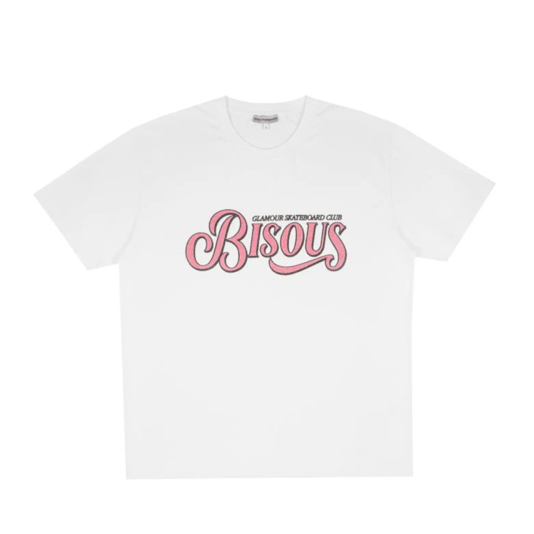 T-shirt Glamour Caviar White Bisous Skateboards