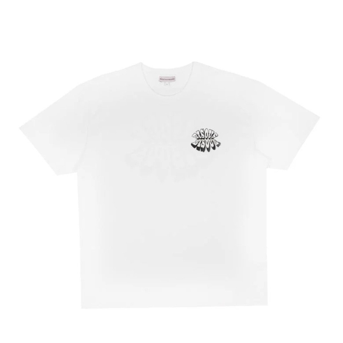 T-Shirt Lips White Bisous Skateboards