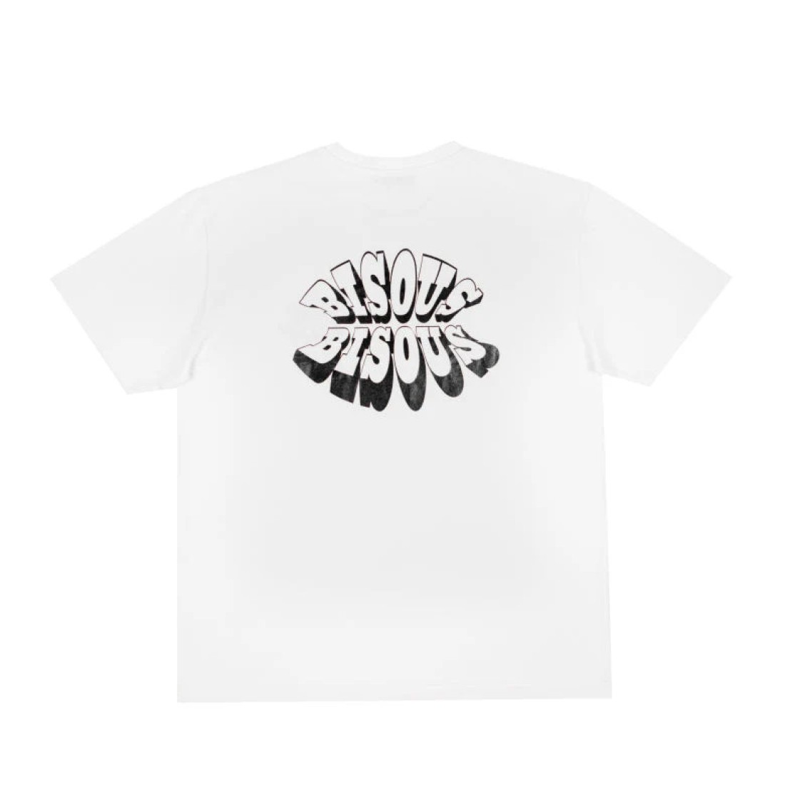 T-Shirt Lips White Bisous Skateboards