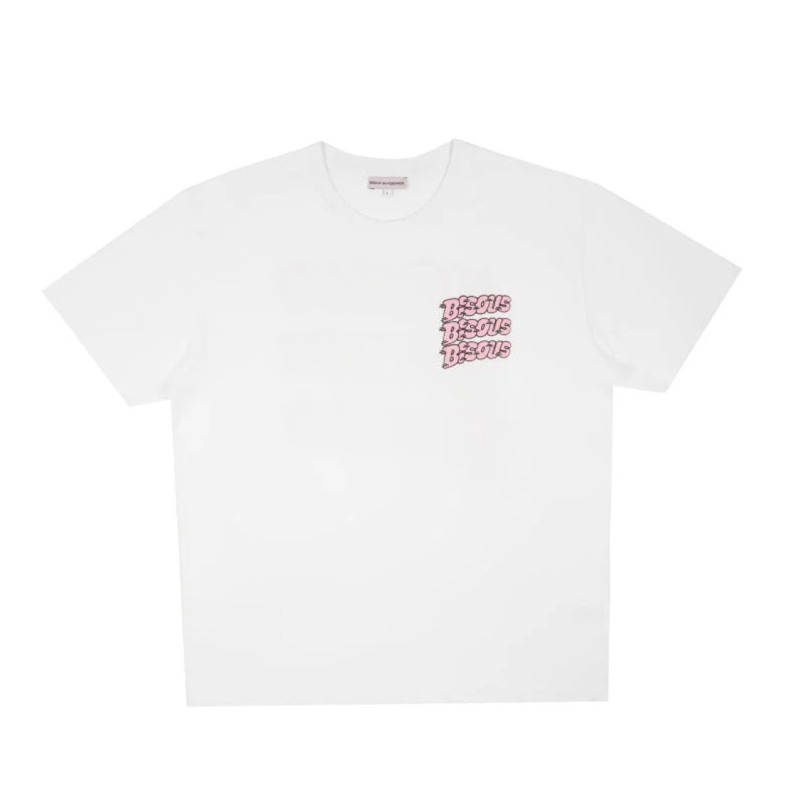T-shirt Pablo White Bisous Skateboards