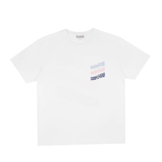 T-Shirt Sonics Vichy White Bisous Skateboards