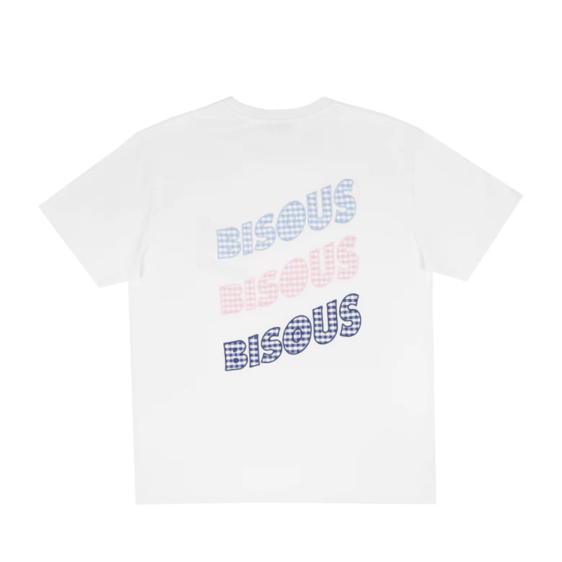 T-Shirt Sonics Vichy White Bisous Skateboards