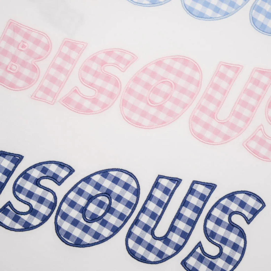 T-Shirt Sonics Vichy White Bisous Skateboards