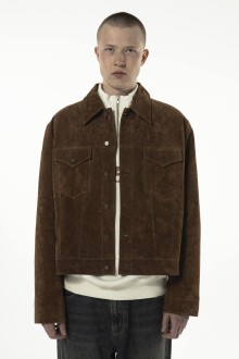 Premium Kombu Real Suede Jacket Brown Goodies Sportive