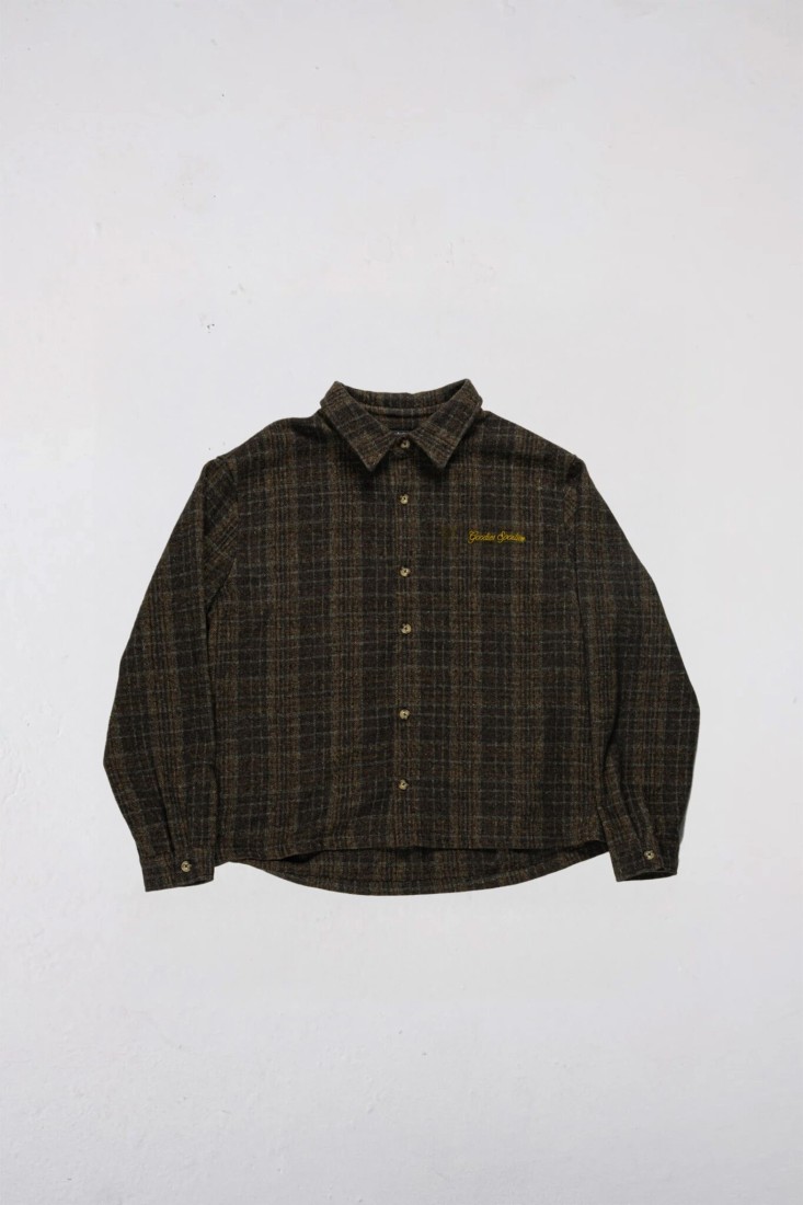 Toffee Washed Shirt Brown Goodies Sportive