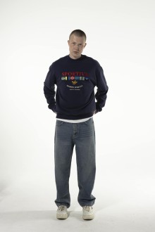 Legacy Flags Crewneck Navy Blue Goodies Sportive