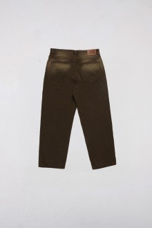 Tobacco Wide Leg Pants Brown Goodies Sportive