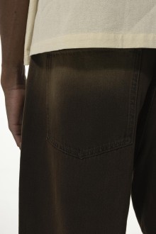 Tobacco Wide Leg Pants Brown Goodies Sportive