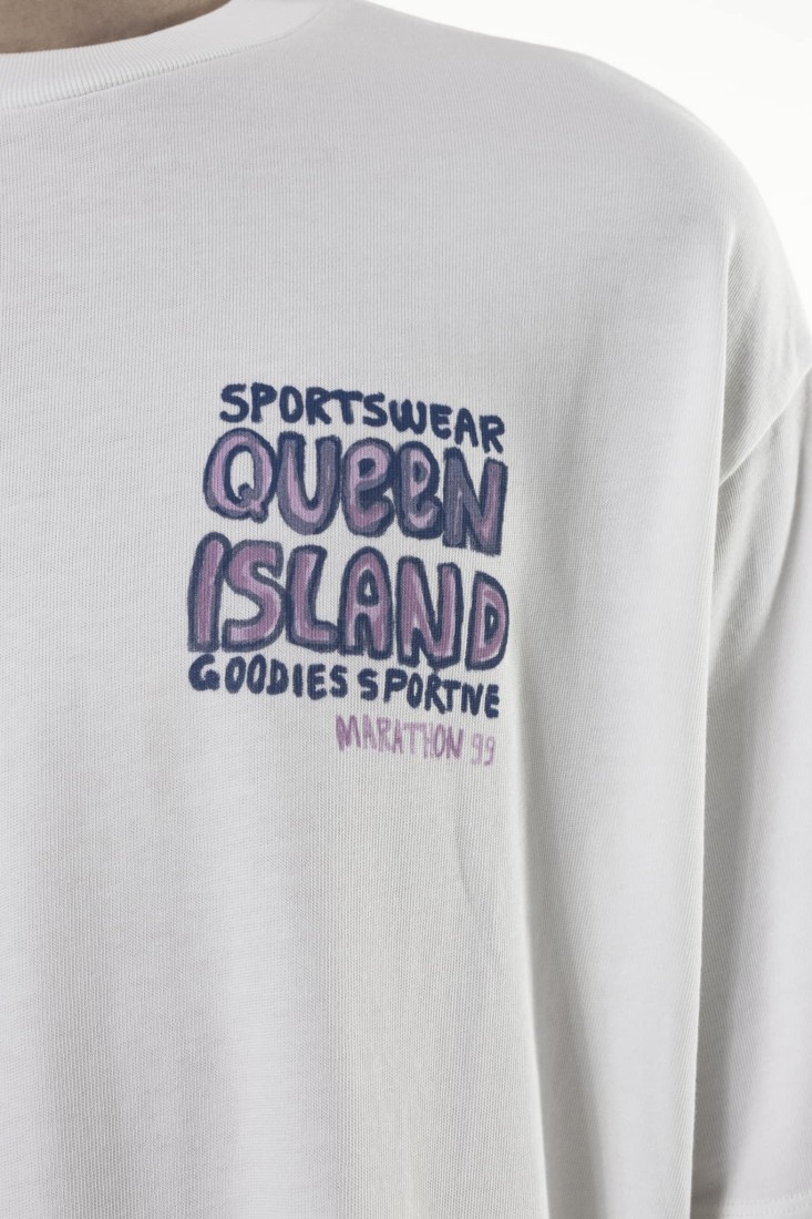 Queen Island Tee White Goodies Sportive