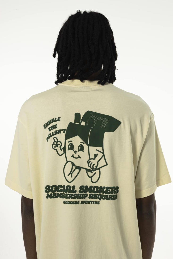 Social Smokers Tee Butter Goodies Sportive