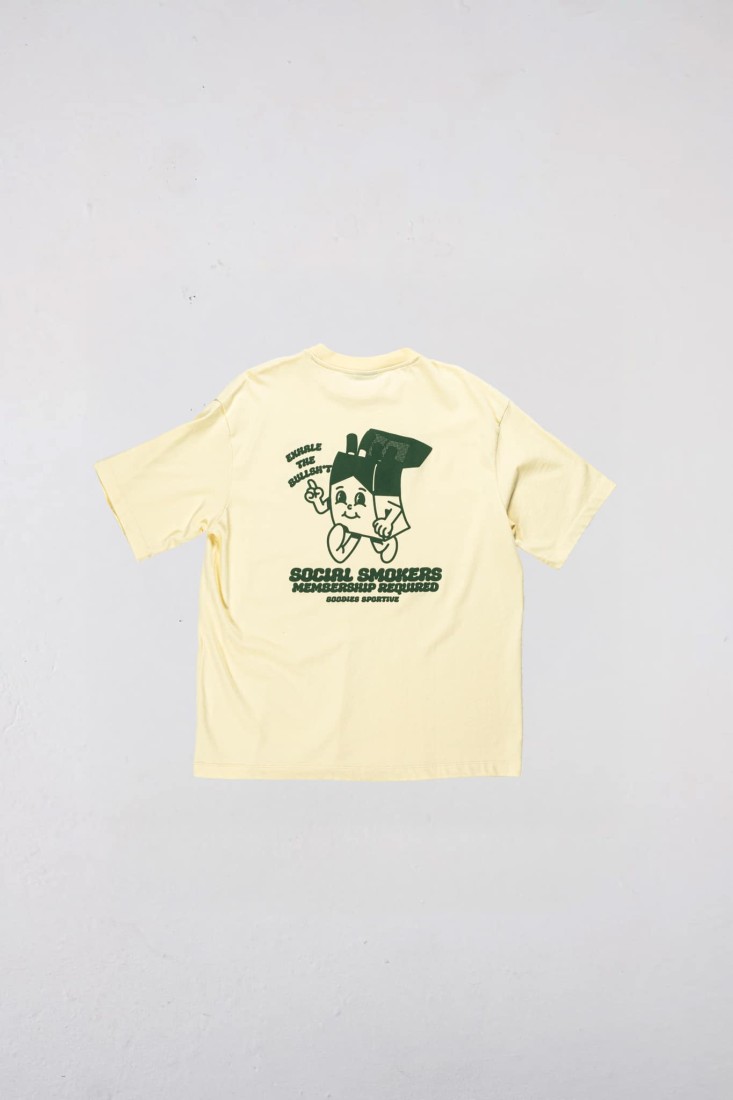 Social Smokers Tee Butter Goodies Sportive