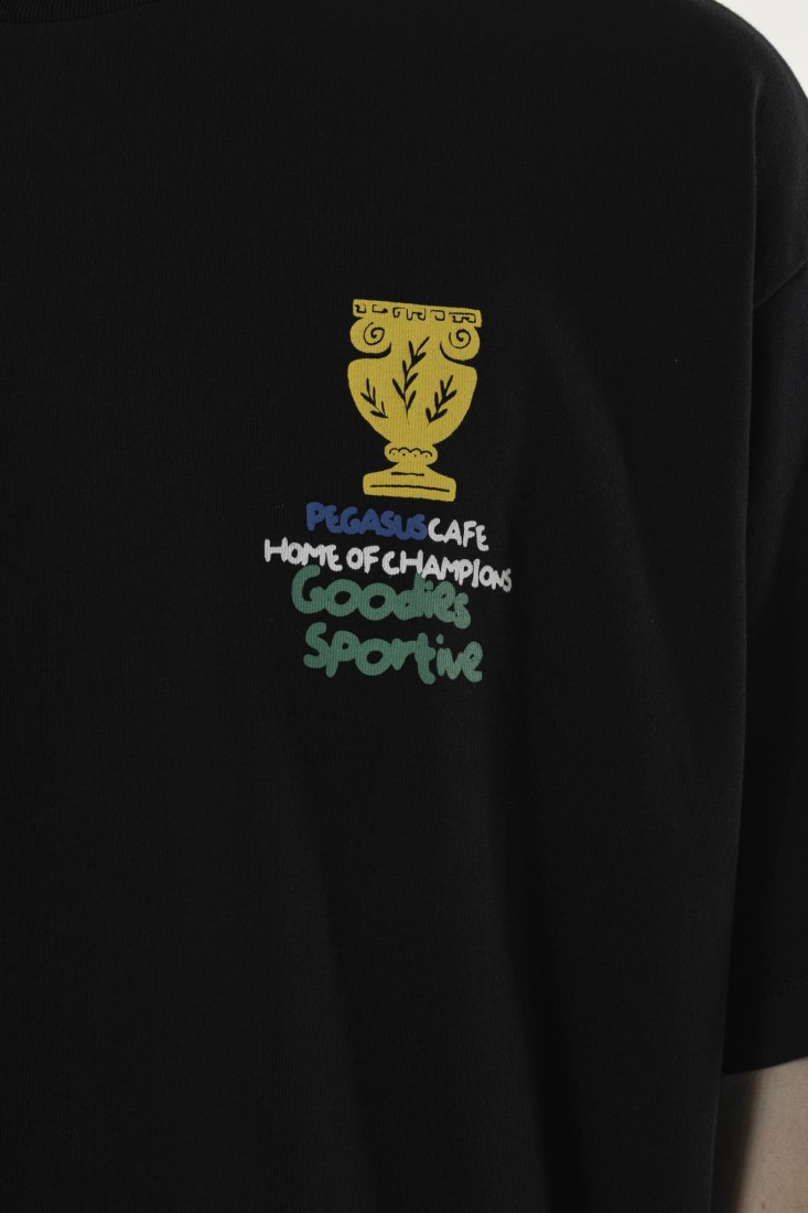 Local Suburbs Tee Black Goodies Sportive