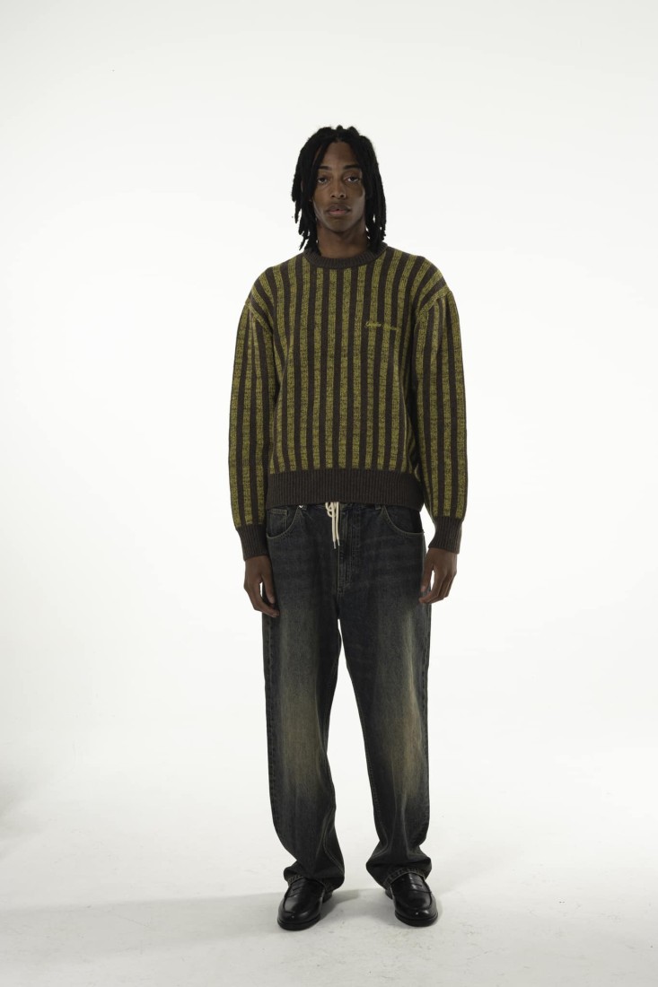 Pre-Internet Knit Cashmere Mustard Brown Goodies Sportive