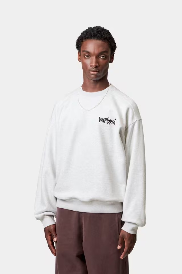 Wiptopia Sweatshirt Ash Heather Carhartt WIP