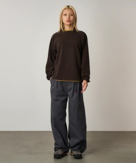 Gramicci Thermal Fleece Crew Tobacco UNISEX Gramicci