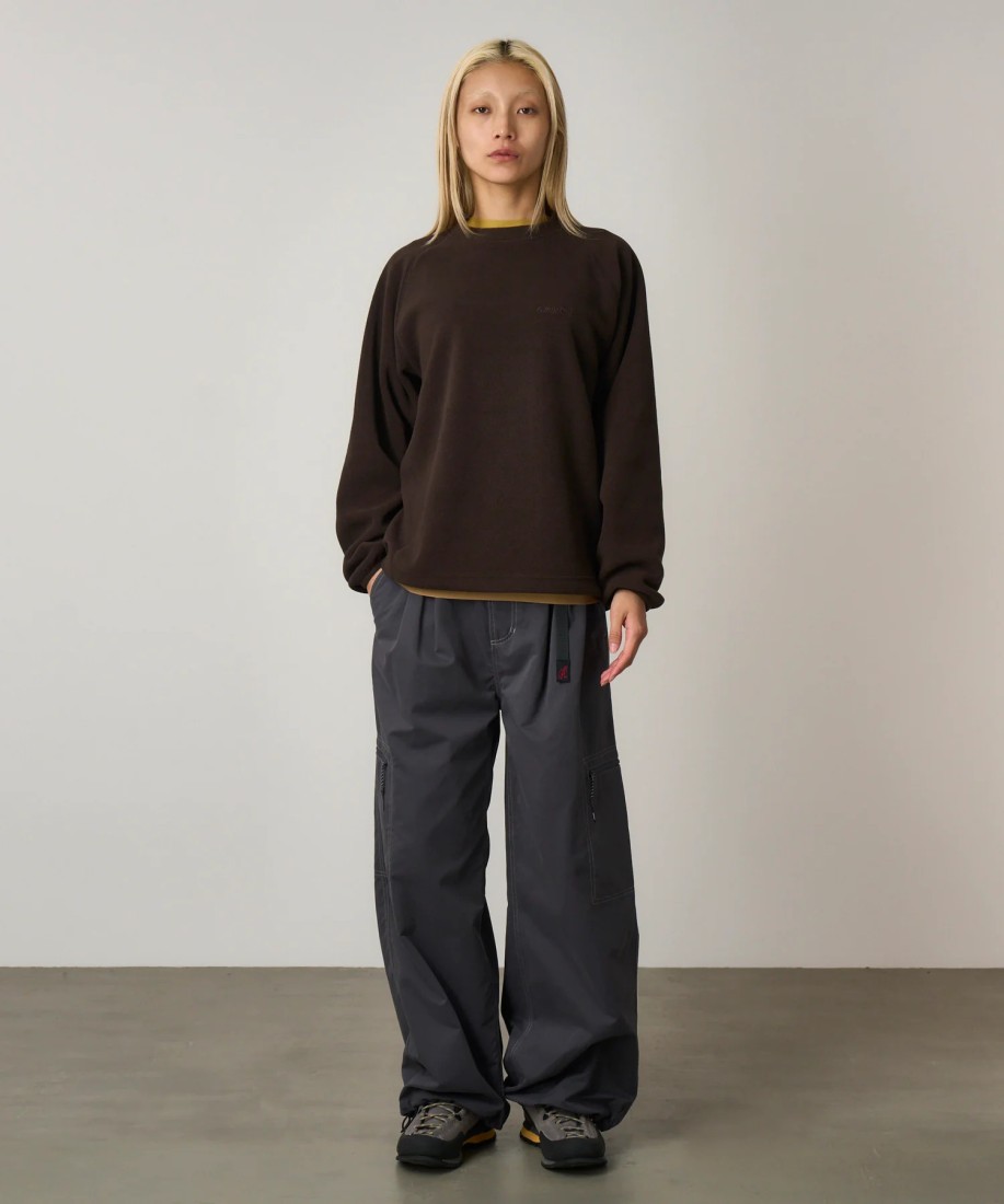 Gramicci Thermal Fleece Crew Tobacco UNISEX Gramicci