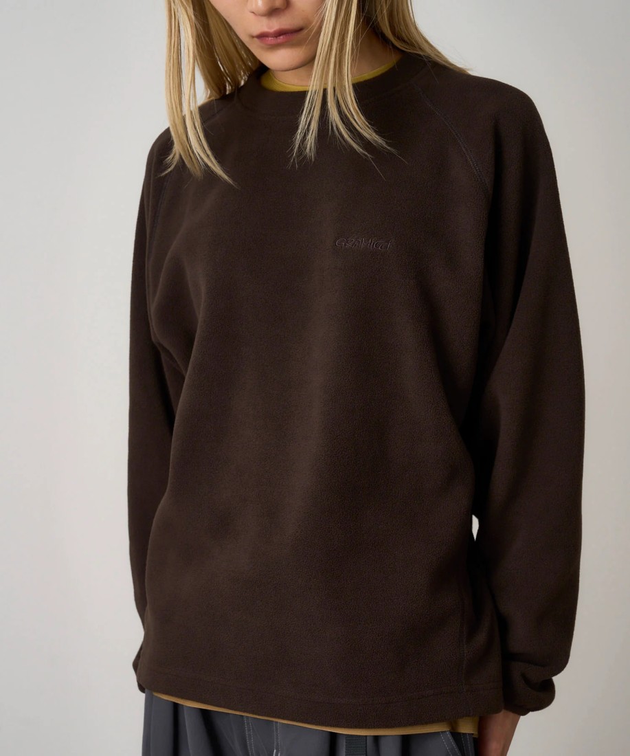 Gramicci Thermal Fleece Crew Tobacco UNISEX Gramicci