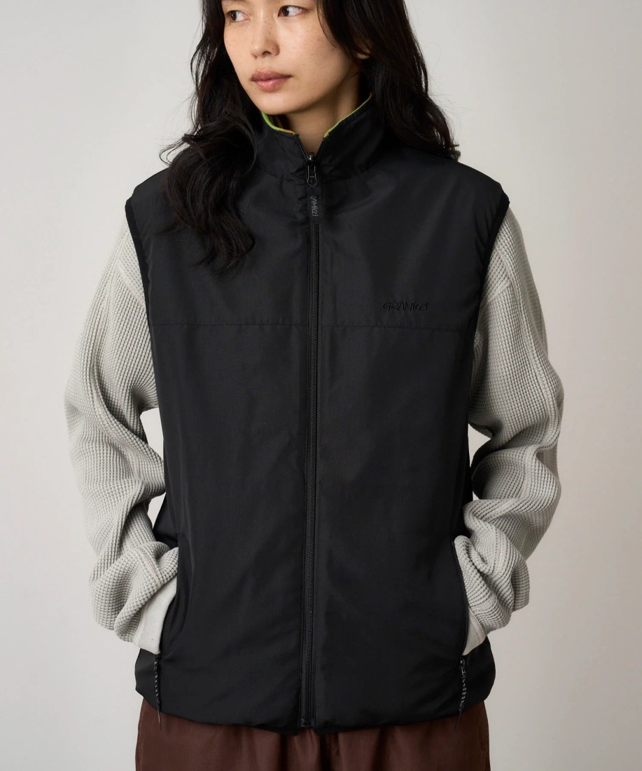 Gramicci Thermal Fleece Reversible Vest Chartreuse UNISEX Gramicci