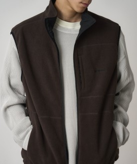 Gramicci Thermal Fleece Reversible Vest Tobacco UNISEX Gramicci