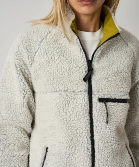 Gramicci Reversible Sherpa Jacket Natural / Chartreuse UNISEX Gramicci
