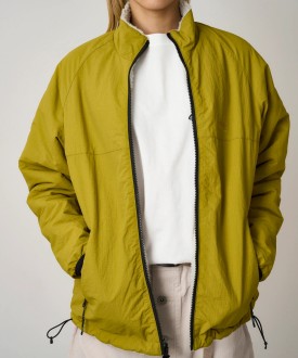 Gramicci Reversible Sherpa Jacket Natural / Chartreuse UNISEX Gramicci