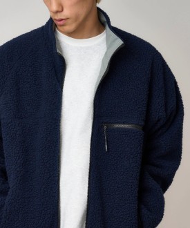 Gramicci Reversible Sherpa Jacket Navy / Grey UNISEX Gramicci