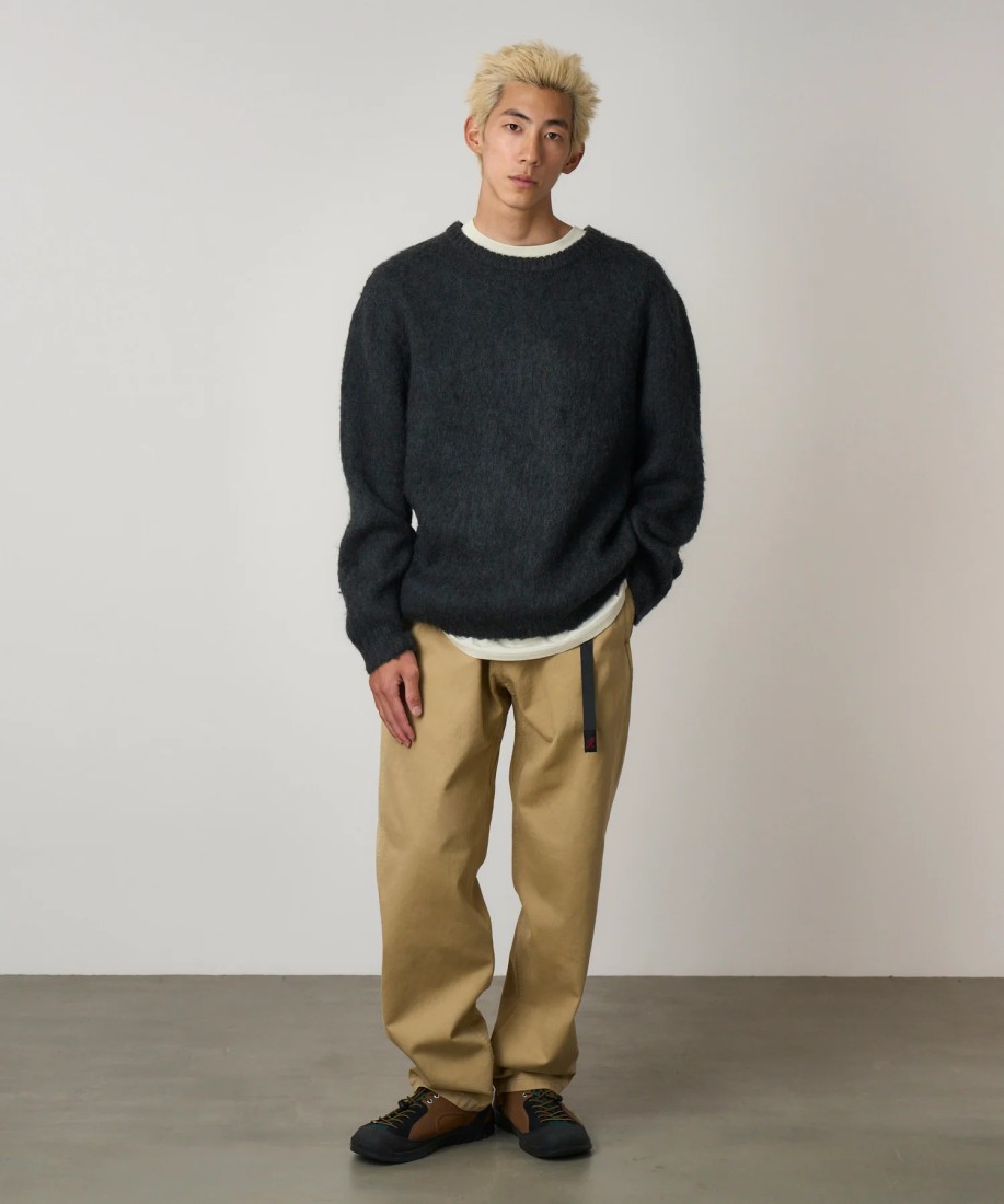 Gramicci Mohair Sweater Charcoal UNISEX Gramicci