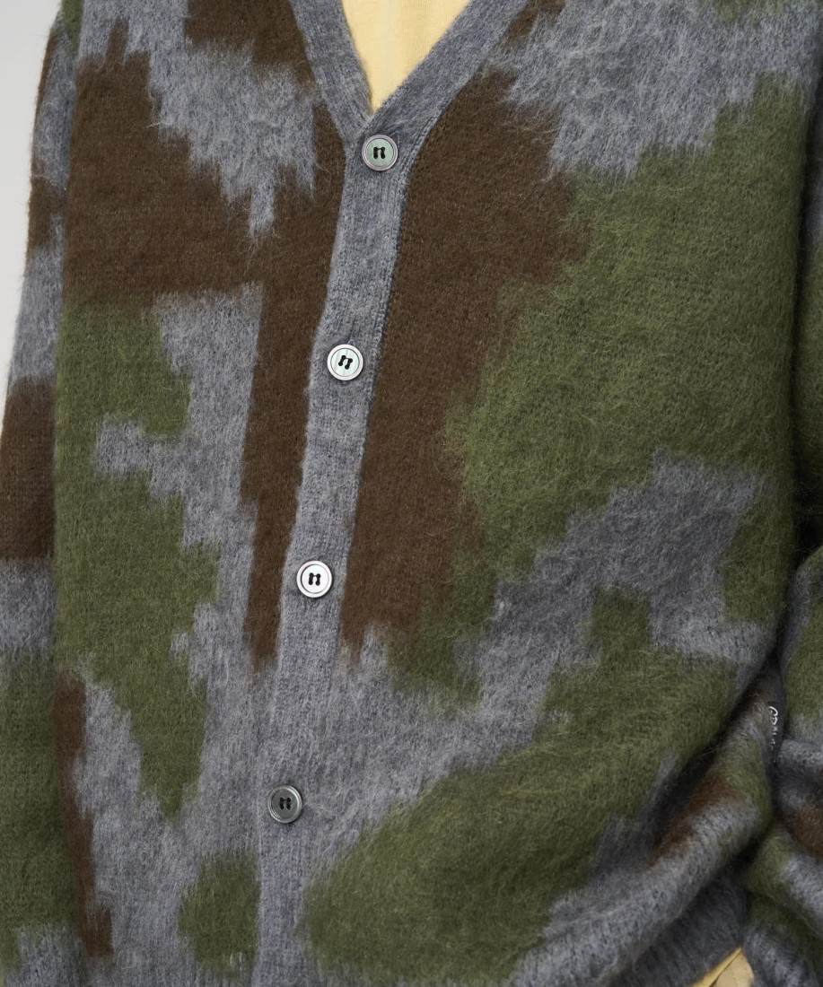 Gramicci Mohair Cardigan Jungle Digi Camo UNISEX Gramicci