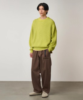 Gramicci Cotton Knit Sweater Mist Green UNISEX Gramicci