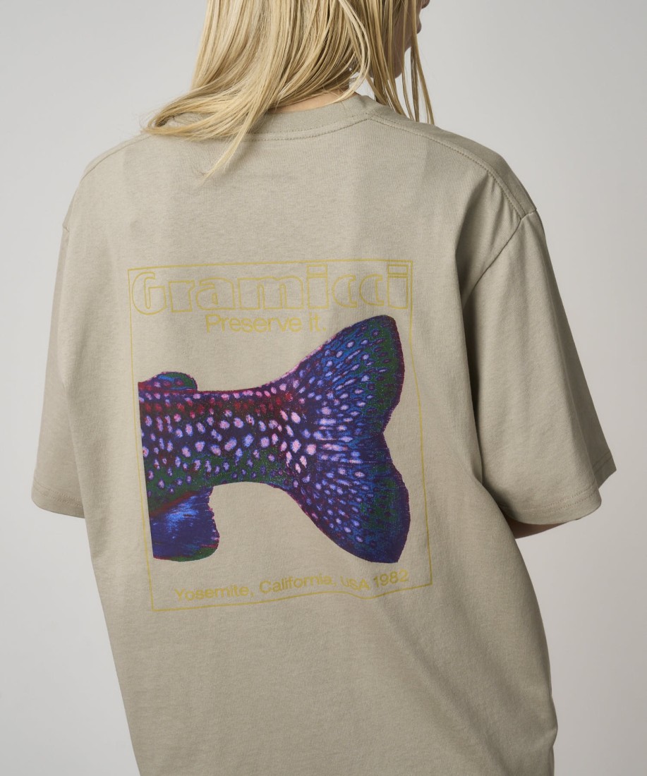 Gramicci Trouttail Tee Beige UNISEX